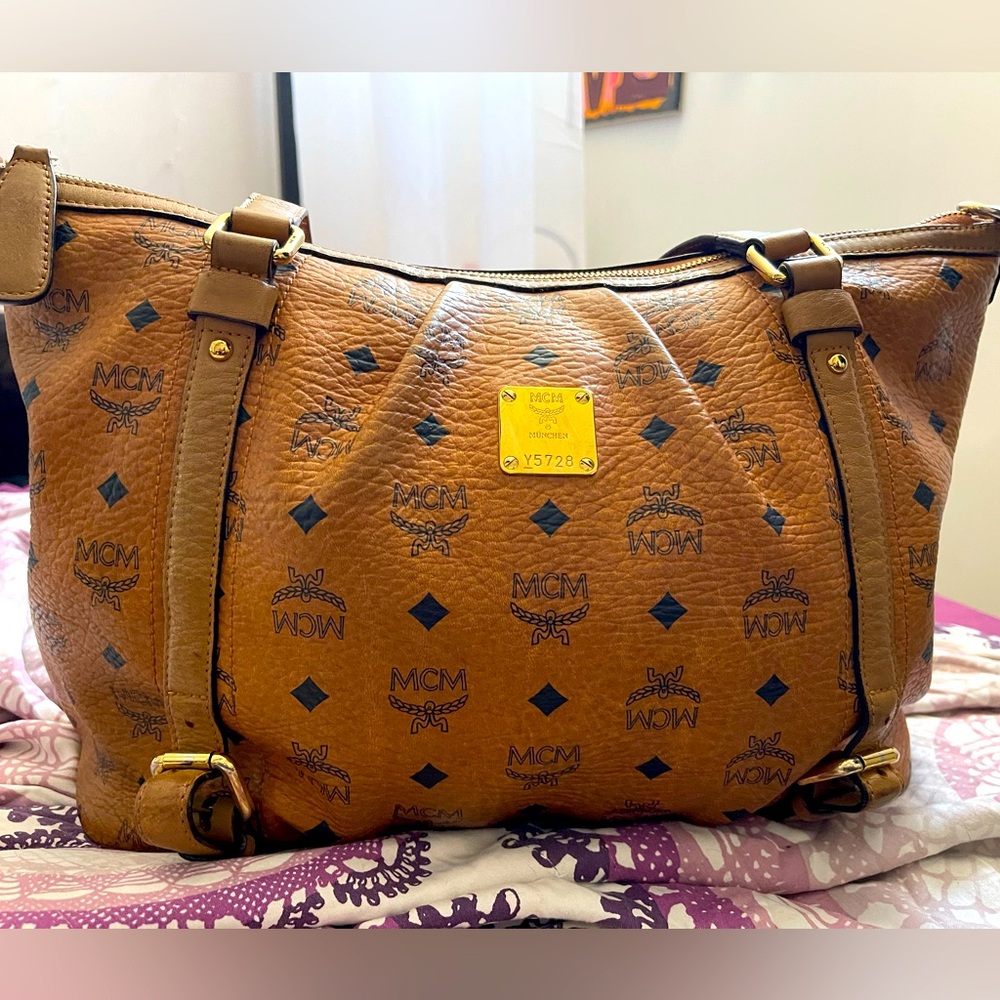 MCM Zippy Tote Bag